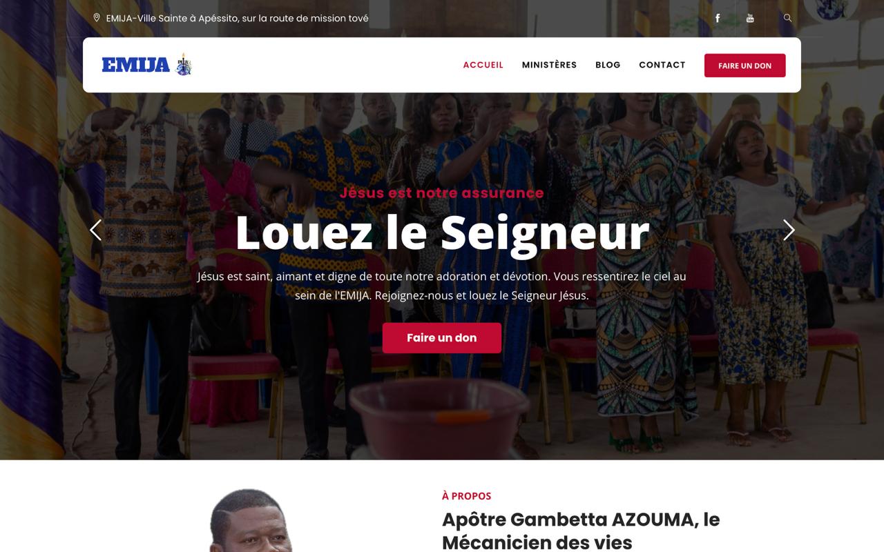 Projet EMIJA (Église du Ministère International Jésus Mon Assurance) - Assou Group Togo