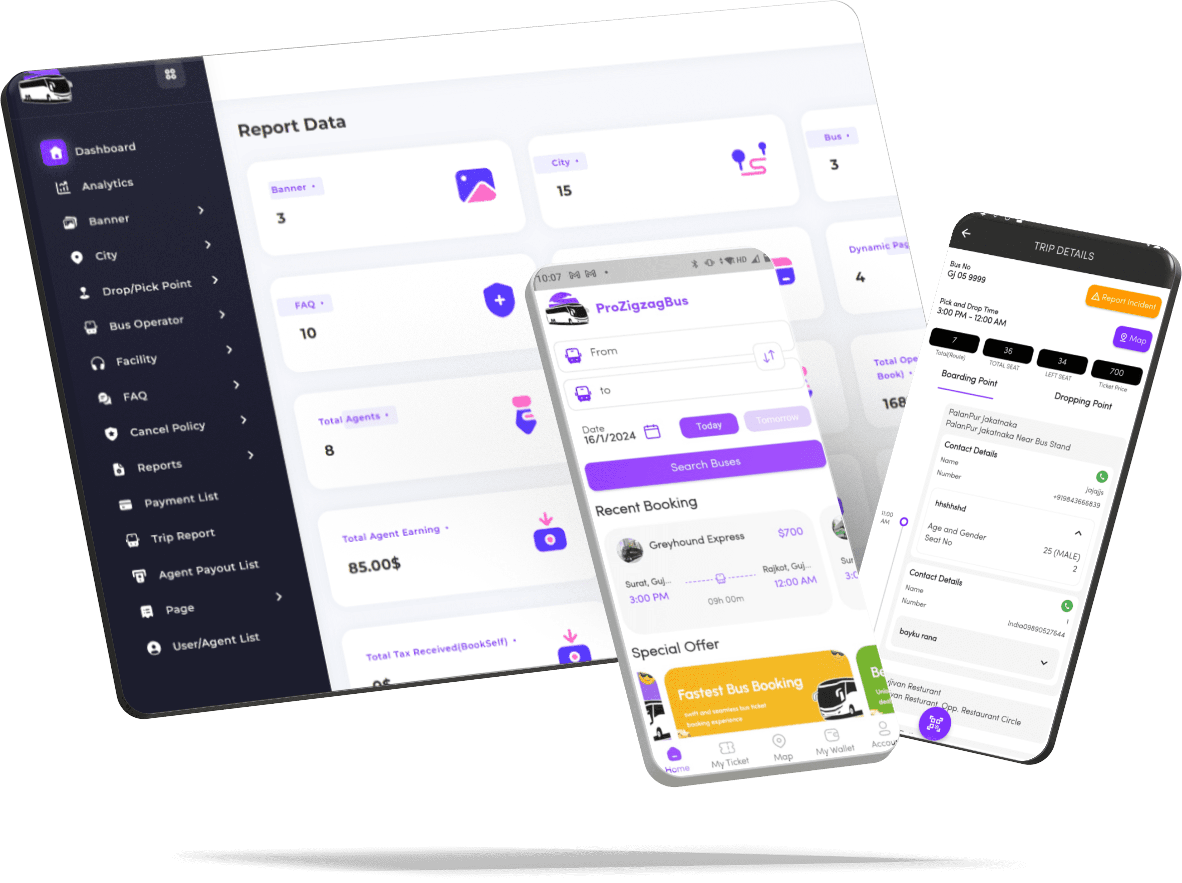 Application réservation bus Assou Group Togo - Billeterie digitale Lomé